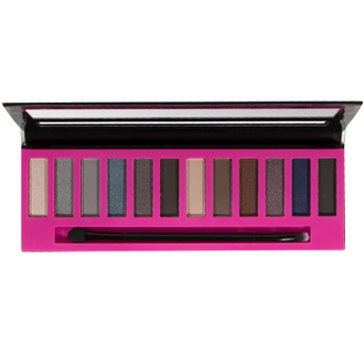 Палитра теней 12 цветов L.A. Girl Beauty Brick Eyeshadow Collection 332 Smoky