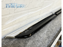 Молдинги Lexus LX600 LX500d на двери черные, хром