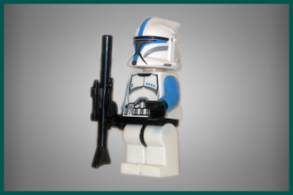 # 5001709 Минифигурка «Лейтенант Клонов» / “Clone Trooper Lieutenant” Minifigure (Polybag 2013)