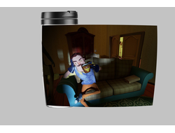 Термокружка Привет Сосед/ Hello Neighbor №6