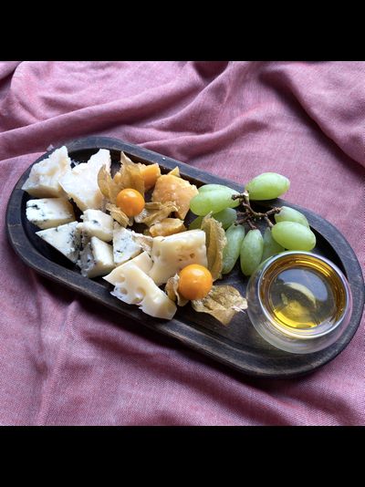 тарелка из бука для закусок