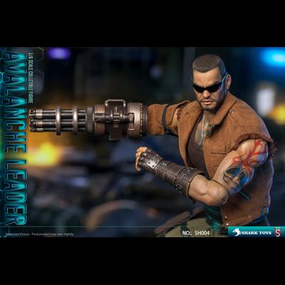 Баррет Уоллес (Final Fantasy VII Remake) - Коллекционная ФИГУРКА 1/6 Fantasy Reset - Avalanche Leader (SH004) - SHARKTOYS
