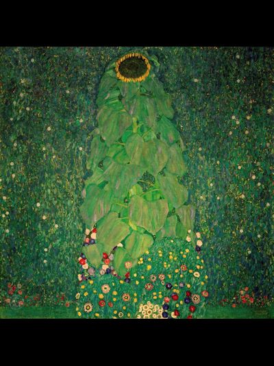 Купить греющую картину с фото репродукции Густава Климта Подсолнух