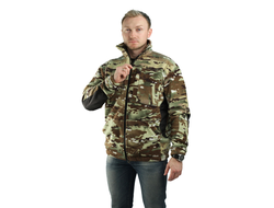 Куртка флисовая МИЛИТАРИ (кмф мультикам) Размеры: 56-58, 60-62