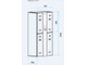 Шкафы-локеры LD-4 (для фитнес-центров и аквапарков)