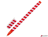 Ручка шариковая BRAUBERG SOFT TOUCH STICK «TWIST», СИНЯЯ, мягкое покрытие, узел 0,7 мм. 143702
