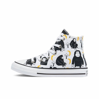 Converse Animal Print Chuck Taylor All Star белые высокие