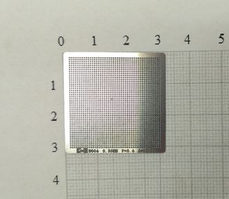 Трафарет BGA для реболлинга чипов универсальный, шаг 0.35мм., P=0.6, A=32x32