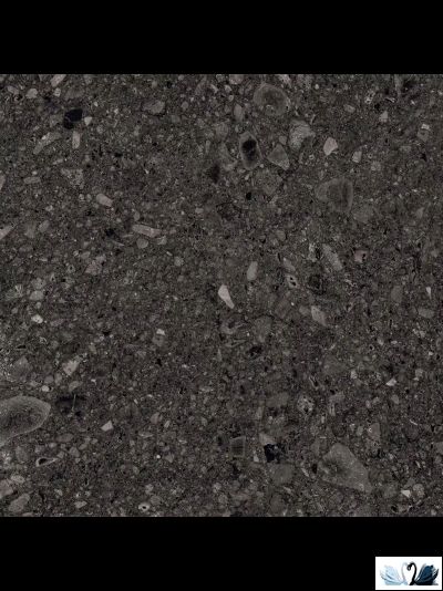 Керамогранит Prime Ceramics Gloria Ash 60x60 см черный матовый