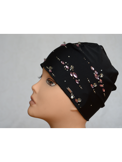 Черная шапочка из лайкры Vizio 5036 Италия фото