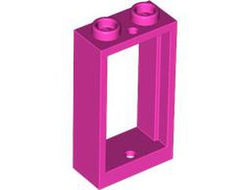 Window 1 x 2 x 3 Flat Front, Dark Pink (60593 / 6438780 / 6468370)