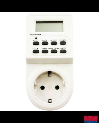 Розетка с таймером (недельная) электронная IP20 16А 3500W ТМ22