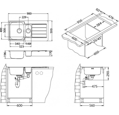 Мойка Alveus Line maxim 10