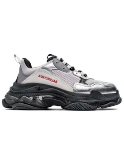 Balenciaga Triple S Sneaker Black Grey Silver