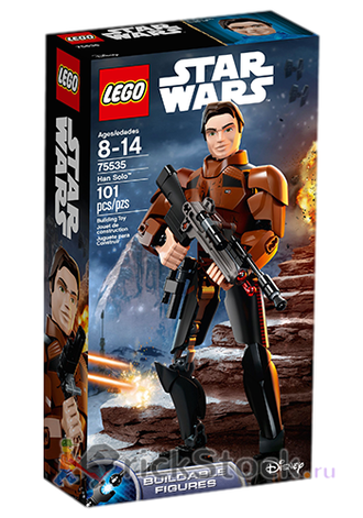 # 75535 Сборная Фигура «Хан Соло» / “Han Solo” Buildable Action Figure