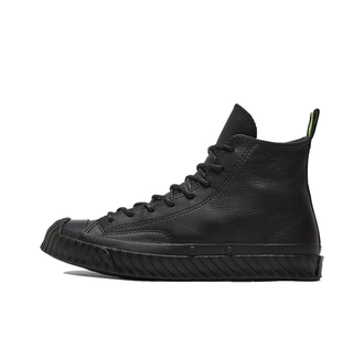 Кеды Converse Bosey Water Repellent Chuck 70 total black черные высокие кожаные