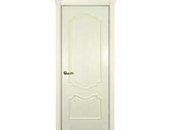 Глухая дверь Фрейм 01, шпон кремовый