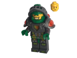 Aaron Fox - Flat Silver Visor and Armor, 2 Clips and 2 Bars with Tow Ball on Back, n/a (nex035)