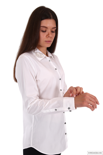 Блузка белая Кэрри-C