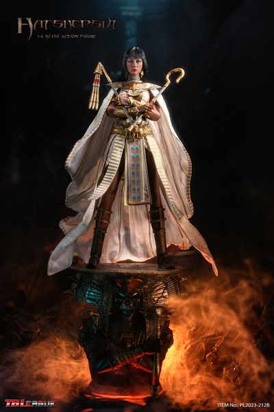 Египетская царица Хатшепсут (в белом)  - Коллекционная ФИГУРКА 1/6 scale Hatshepsut (PL2023-212B) - TBLeague