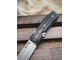 Складной нож Wild West (сталь Bohler K110, черный G10 - рельеф)