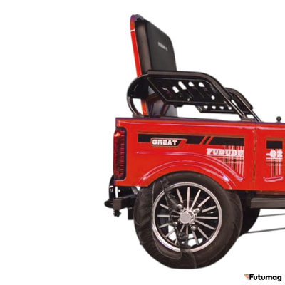 Электротрицикл FUDUDU Q2 красный