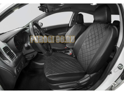 Авточехлы ромб для Kia Cerato Sd, (40/60), 2013-2018