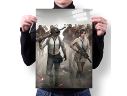 Плакат PlayerUnknown’s Battlegrounds, PUBG, ПУБГ №4