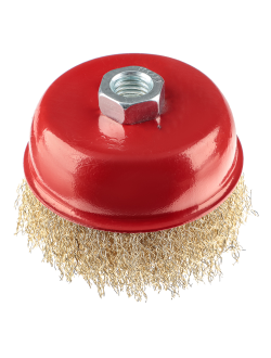 ЕРМАК Щетка металл. для УШМ 100мм/М14 (чашка), 3 штуки