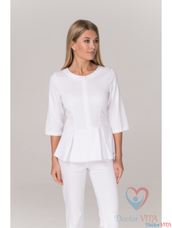 Жакет медицинский Dr.Super "Kelly" белый
