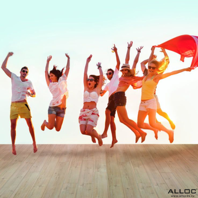 Декор ламината Alloc Grand Avenue Сансет Бульвар 5201 в интерьере