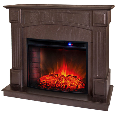 Электрический камин Carolina DN с очагом Evrika 25.5 LED