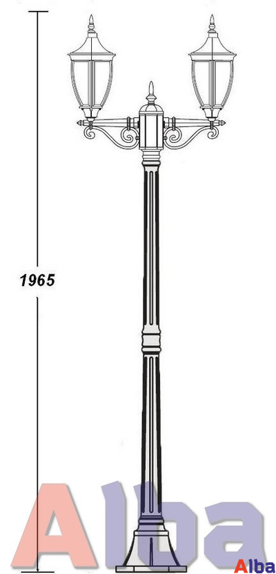 Coventry 91508A Парковый светильник