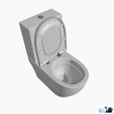 Унитаз-биде Creavit Mare MA361-00CB00E-0000, в комплекте с бачком MA410.000, напольный приставной