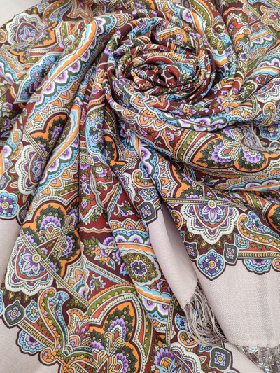 Павловопосадский платок Пряничный домик 1903-2