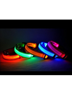 Светящийся ошейник для собаки