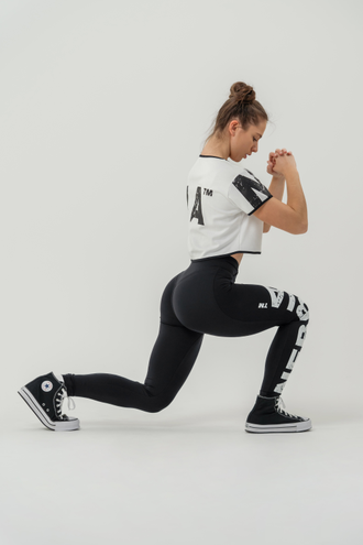 Футболка OVERSIZED CROP TOP GAME ON 610 Белая