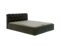 Кровать Калипсо 1,6 с подъемным механизмом 2270 x 950 x 1700, белый, коричневый