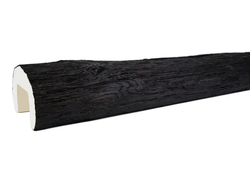 Декоративная балка из полиуретана. Полиуретановая фальшбалка Country Decor строганая светлый дуб