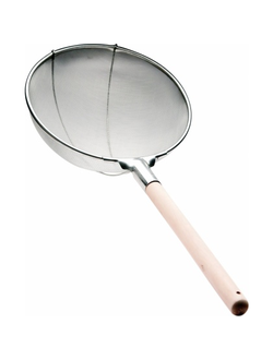 Сито 350 мм (крупная сетка 6 мм) с деревянной ручкой