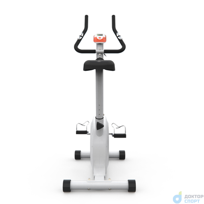 Велотренажер DFC B504BWO магнитный (белый корпус, оранжевая полоса)