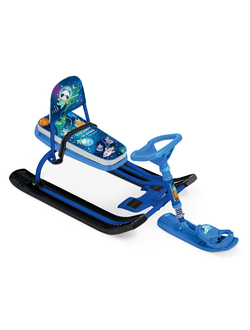 Снегокат NIKA kids «Тимка спорт 4-1» со спинкой (арт. ТС4-1М) космический