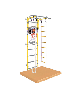 Шведская стенка Midzumi Niji Kabe Basketball Shield c матом №4 лимонный пай