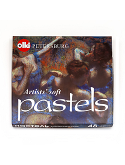 Пастель Olki Soft Ассорти, 48 цветов, сухая, 0021