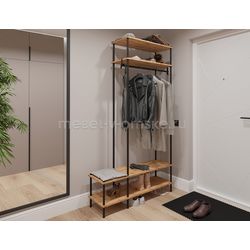 ЗМ086 Прихожая-44 НЕШКАФ. Размер: 1145*2065*365.