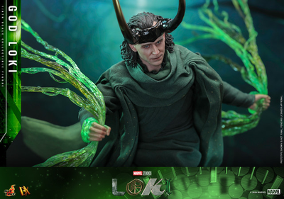 Бог времени Локи (Том Хиддлстон, "Локи") - Коллекционная фигурка 1/6 God Loki (DX40) - Hot Toys