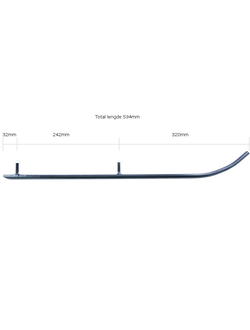 Коньки SPI A-04-0-4-440 (88-1846) для BRP LYNX/Ski-Doo Skandic SWT/WT 500F/550F, Skandic 380/500, Formula Deluxe 380/500, MX Z 380 F/500 F (505070424, M534402, 505070425)