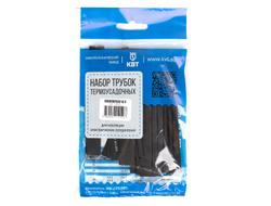 Набор термоусадочных трубок Монохром 8/4 (черн) в нарезке по 100мм