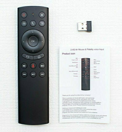 Беспроводной обучаемый пульт G20S с гироскопной мышью и голосовым поиском