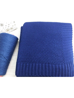 Плед вязаный "Шишки"